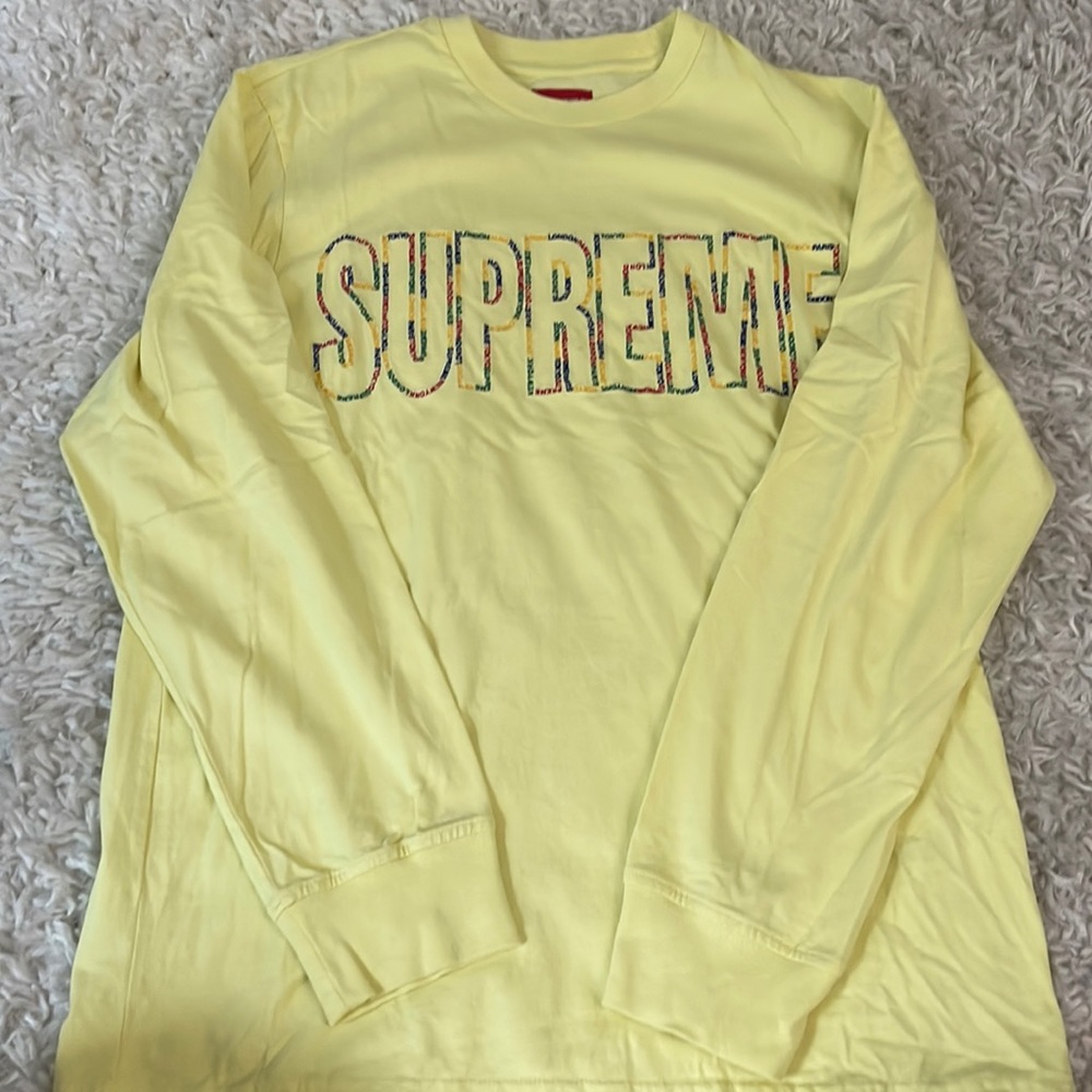 NWOT SUPREME long sleeve shirt